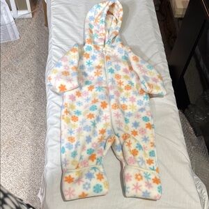 Lands End Colorful Baby Snowsuit with Hood